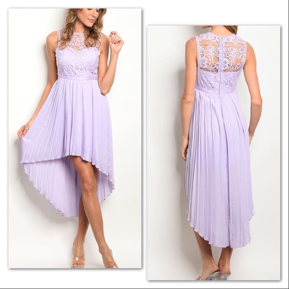 *LAST 2* Lily Lilac High-Low Spring Formal Dress - Picture 3 of 8